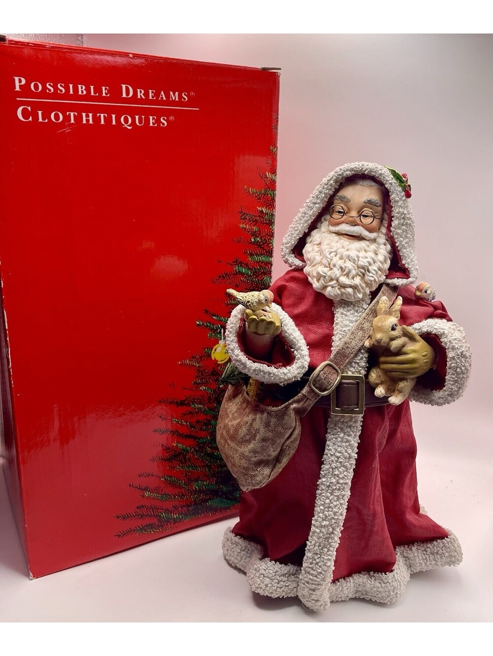 1995 Clothtique Possible Dreams Father Christmas And Friends 954001 In Box